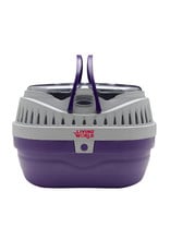 Living World Carrier for Small Pets - Small - Grey/Purple