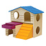 Living World Playground Play House - Large - 16.5 x 16.5 x 15 cm (6.5 x 6.5 x 5.9")