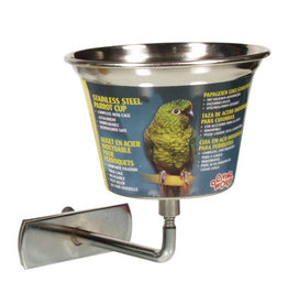 Living World Living World Stainless Steel Parrot Cup - Small - 360 ml (12 oz)