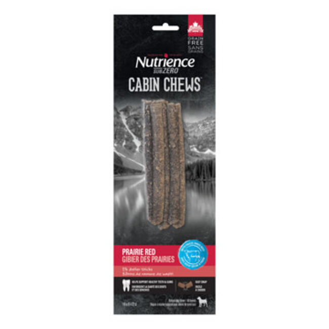 Nutrience Subzero Cabin Chews Elk Antler Sticks - Prairie Red - 110 g (5 x 22 g)