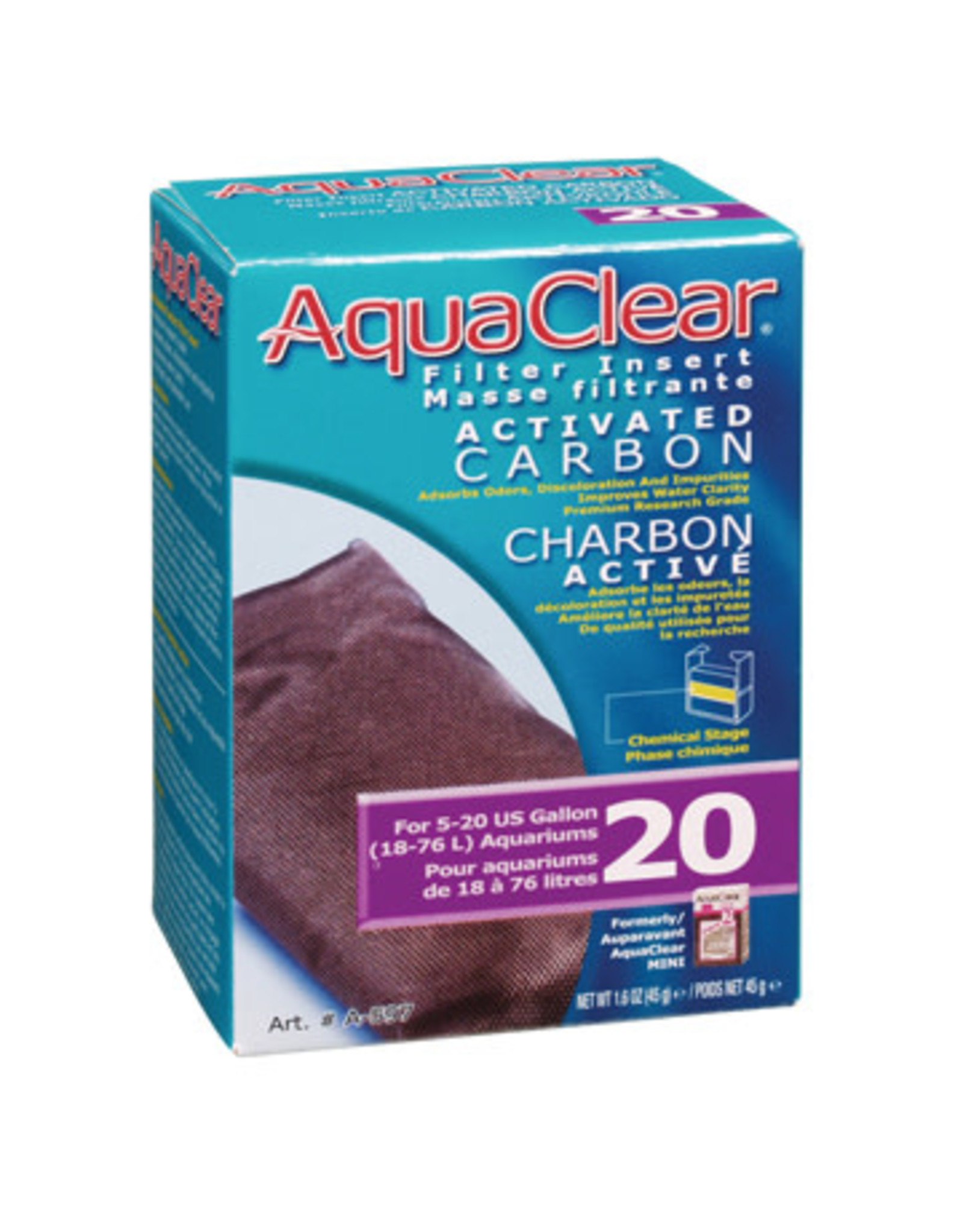 AquaClear AquaClear 20 Activated Carbon Filter Insert 45g