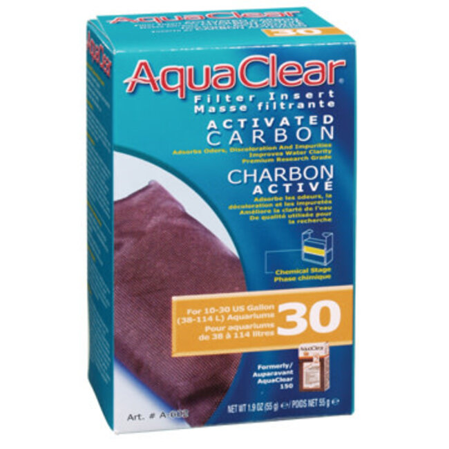 AquaClear 30 Activated Carbon Filter Insert 55g
