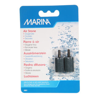 Marina Marina Air Stone, Cylindrical, 2.84 cm (1 1/2"), 2 pieces