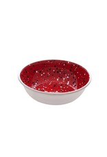 DogIt Stainless Steel Non-Skid Bowl Red Speckle 350ml