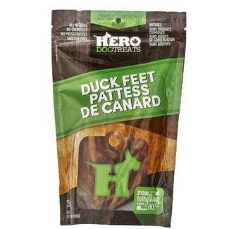 Hero Dog Treats Dehydrated Duck Feet 125g