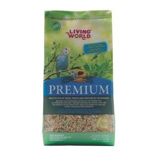 Living World Living World Premium Mix For Budgies - 908 g (2 lb)