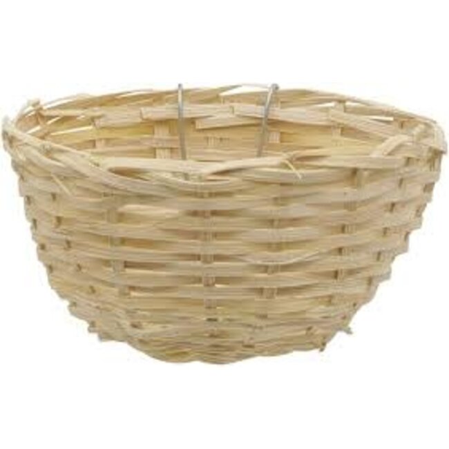 Bamboo Bird Nest for Canaries - 11 cm x 5.5 cm (4.3" x 2.2" in)