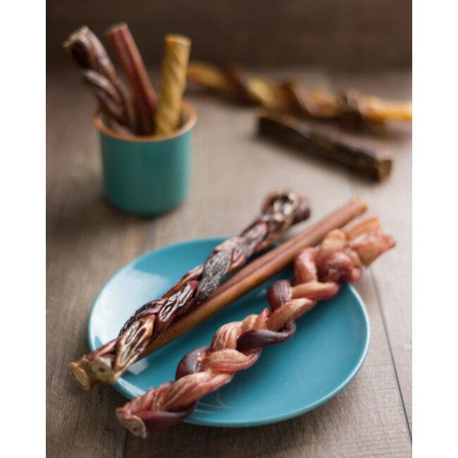 Dehydrated Braided Beef Gullet 11-12"