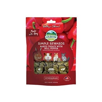Oxbow Oxbow Simple Rewards Baked Treats - Bell Pepper