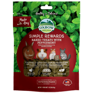 Oxbow Oxbow Simple Rewards Baked Treats - Peppermint