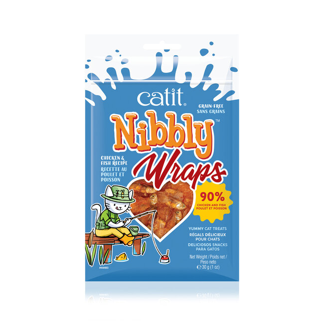 Nibbly Wraps Chicken & Fish 30g