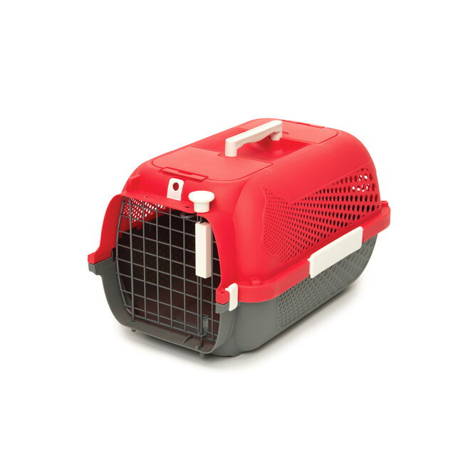 Cat Carrier Cherry Red Small - 48.3Lx32.6Wx28Hcm (19x12.8x11in)