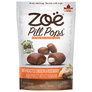 Zoe Zoe Pill Pops - Roasted Chicken with Rosemary - 100 g (3.5 oz)