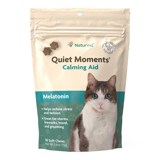 Naturvet Quiet Moments 2-in-1 For Cats Plus Melatonin
