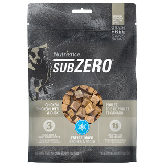 Nutrience Subzero Freeze-Dried Fraser Valley Treats - Chicken, Chicken Liver and Duck Liver - 70 g (2.5 oz)