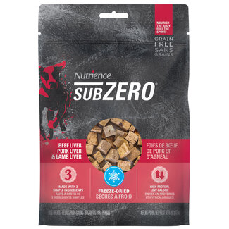 Nutrience Subzero Freeze-Dried Prairie Red Treats - Beef Liver, Pork Liver and Lamb Liver - 90 g (3 oz)