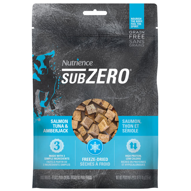 Subzero Freeze-Dried Canadian Pacific Treats - Salmon, Tuna & Amberjack - 70 g (2.5 oz)