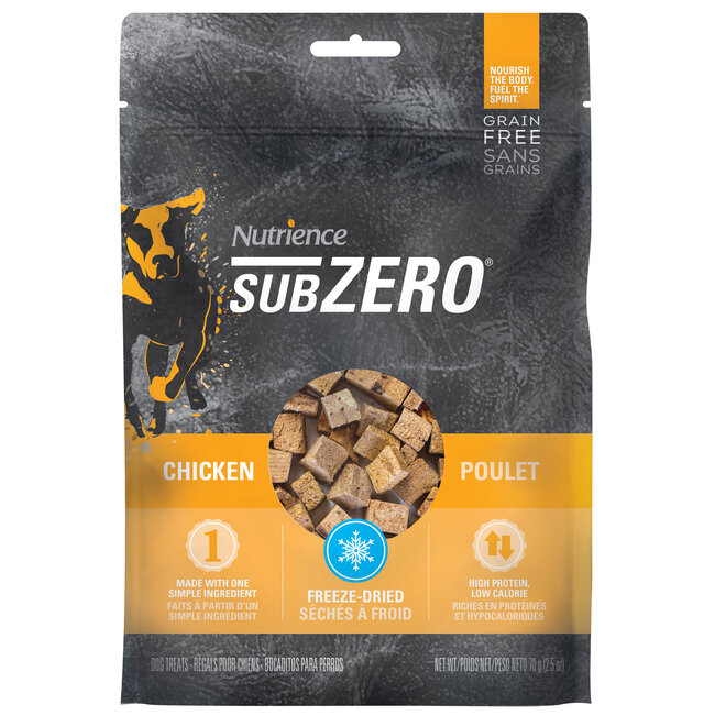 Subzero Freeze-Dried Single Protein Treats - Chicken - 70 g (2.5 oz)