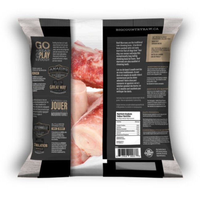 Beef Marrow Bone Large 2lb Bag