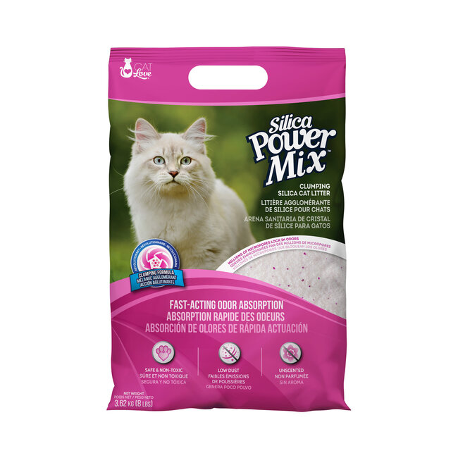 Power Mix Clumping Silica Cat Litter 3.62 kg (8 lbs)