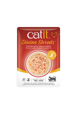 CatIt Divine Shreds - Chicken with Tuna & Carrot - 75g Pouch