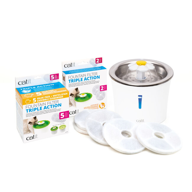 Flower Fountain Stainless Steel Top