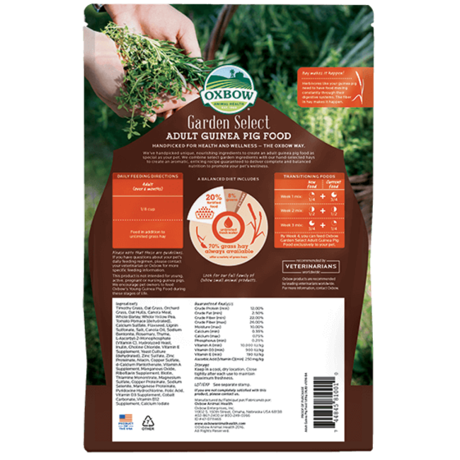 Oxbow Garden Select Adult Guinea Pig 4lb