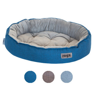 Rogz Rogz Cuddle Oval Podz Blue Small (18.9x13.7x3")