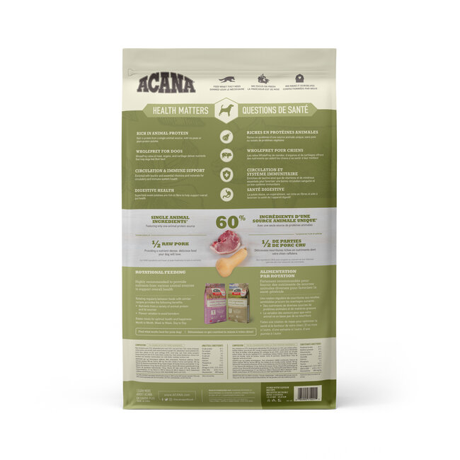 ACANA Singles Pork with Squash