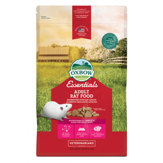 Oxbow Essentials Adult Rat Food 1.36kg