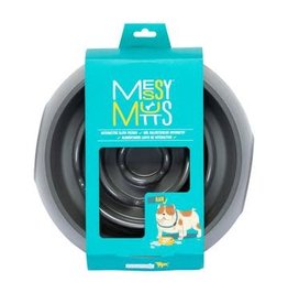 Messy Mutts Messy Mutts Interactive Slow Feeder Cool Grey 3 Cup