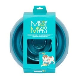 Messy Mutts Messy Mutts Interactive Slow Feeder Blue 3 Cup