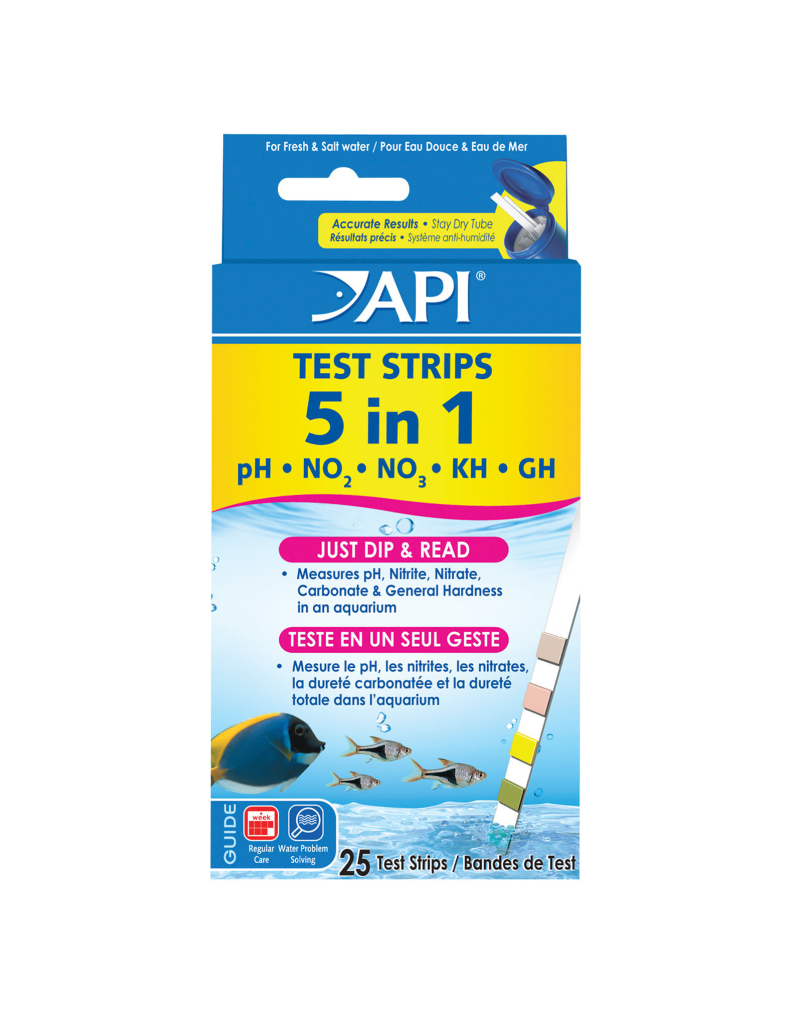5 in 1 Aquarium Test Strips Western Pet Supply
