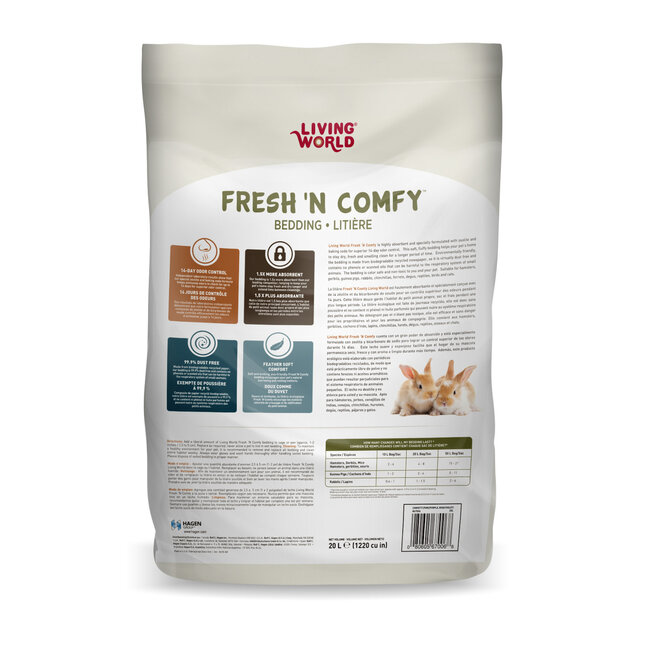 Living World Fresh 'N Comfy Bedding - 20 L (1220 cu in) - Confetti