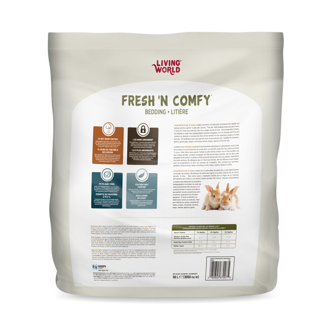 Living World Fresh 'N Comfy Bedding - 50 L (3050 cu in) - Confetti