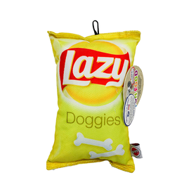 Spot Spot Fun Food  Lazy Doggie Chips 8" Dog Toy