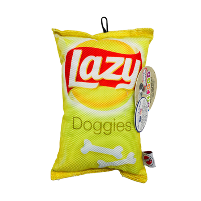 Spot Fun Food  Lazy Doggie Chips 8" Dog Toy