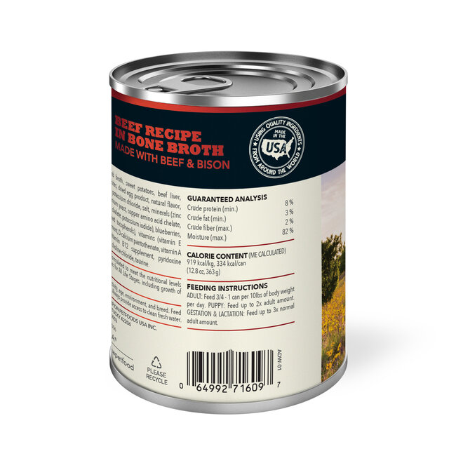ACANA Wet Dog Food Beef Recipe in Bone Broth 363g
