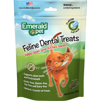 Emerald Pet Emerald Pet Cat Dental Treat Catnip Flavour 85g