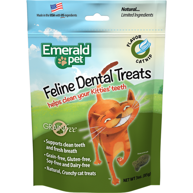 Emerald Pet Cat Dental Treat Catnip Flavour 85g