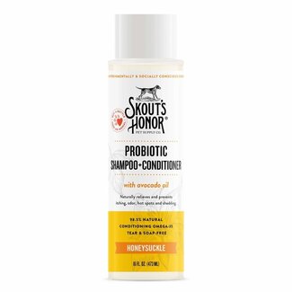 Skout's Honor Probiotic Shampoo & Conditioner Honeysuckle 16oz