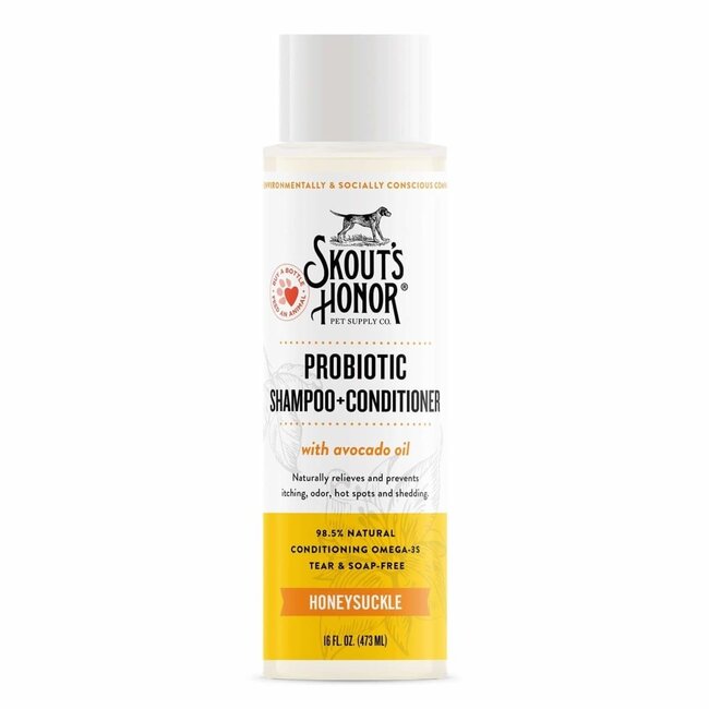 Probiotic Shampoo & Conditioner Honeysuckle 16oz