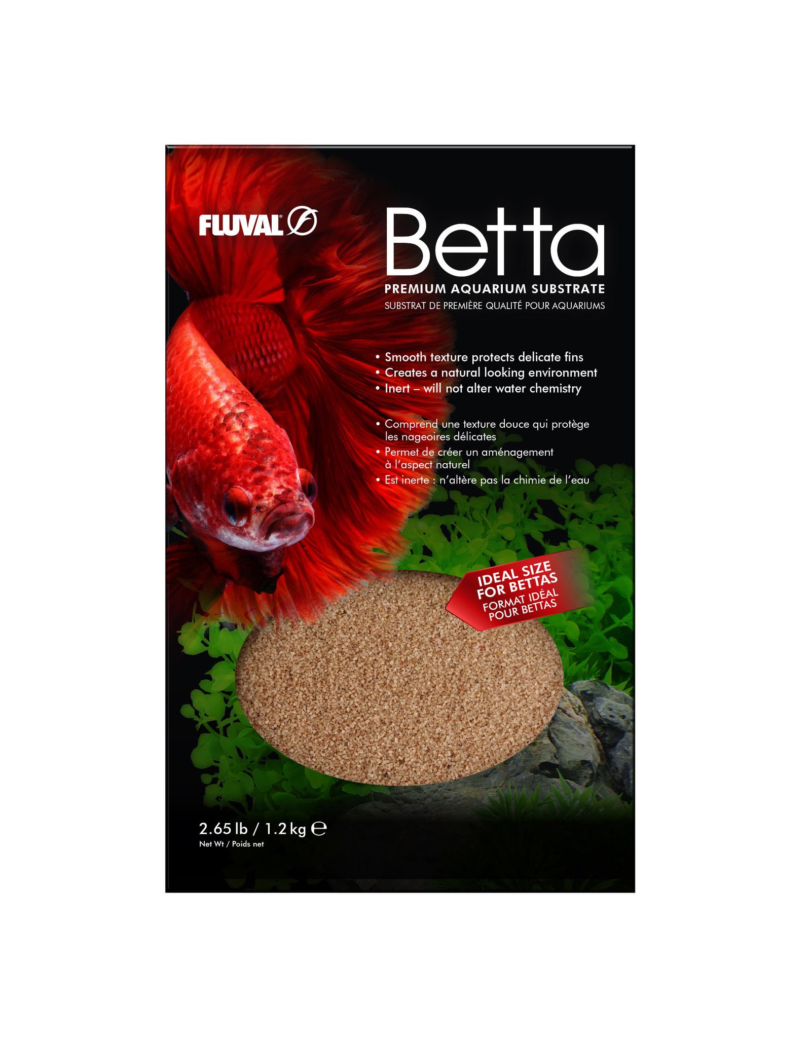 Fluval Fluval Betta Aquarium Substrate Kaffee 2.65lb (1.2kg)
