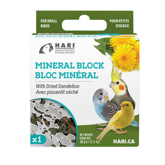 HARI HARI Mineral Block for Small Birds Dried Dandelion 40g 1 pack