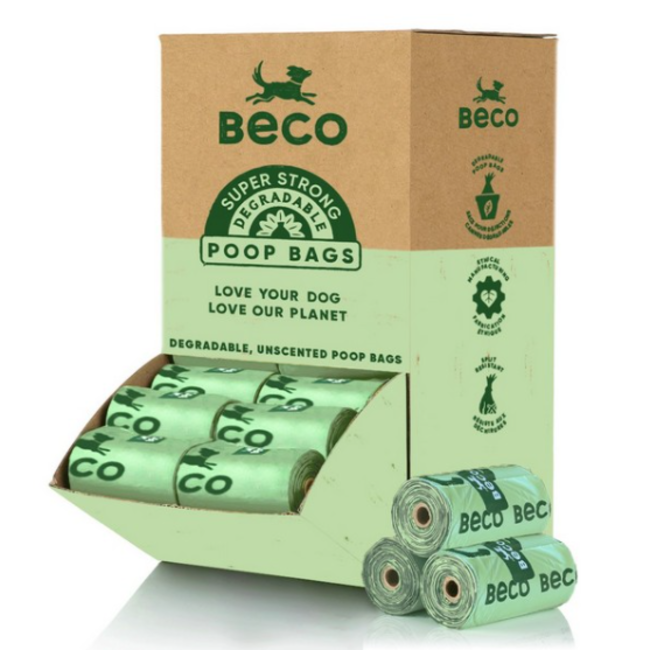 Unscented Degradable Poop Bags Single Roll