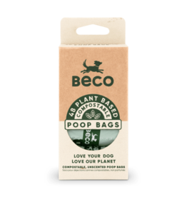 Beco Pets Unscented Compostable Poop Bags 60 Count