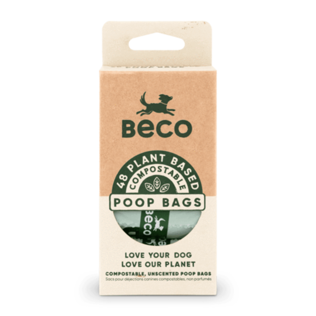 Unscented Compostable Poop Bags 60 Count
