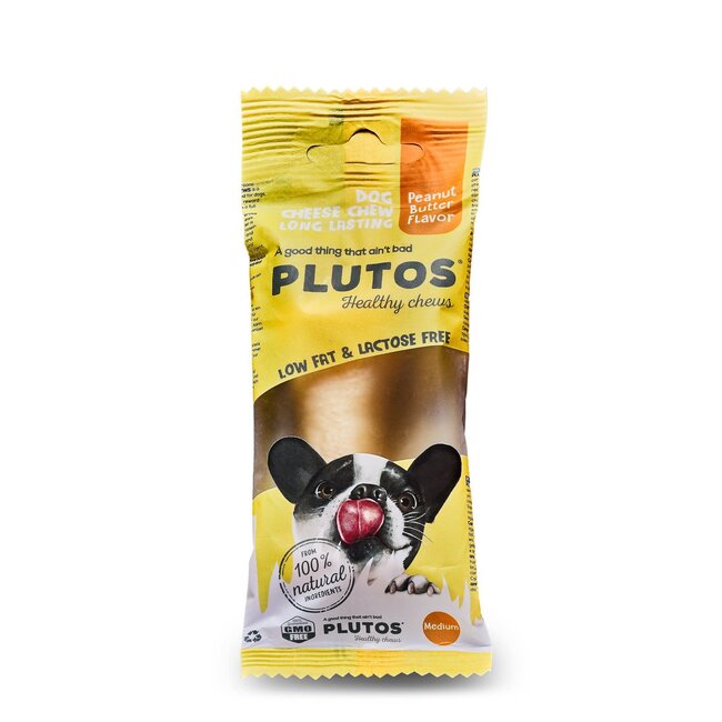 Plutos Plutos Cheese & Peanut Butter Chew Medium