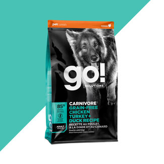 Petcurean - Go! Solutions Go! Solutions Carnivore Grain Free Chicken, Turkey, Duck Recipe