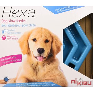 Aikiou Hexa Slow Feeder Blue